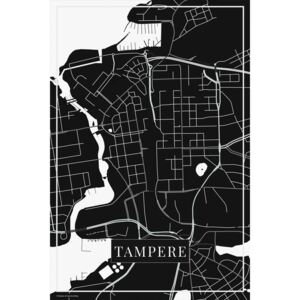 Tampere black térképe