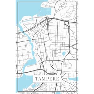 Tampere white térképe