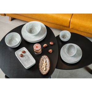 Bali 20 részes modern design porcelán étkészlet 4 személyre. Brand:Nora&#039;s design