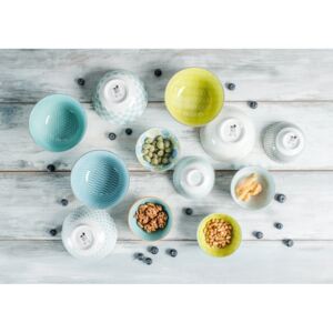 Living colour 12 részes modern design porcelán étkészlet 6 személyre. Brand:Nora&#039;s design