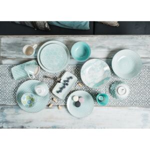 Turquise ocean 14 részes modern design porcelán étkészlet 2 személyre.Brand:Nora&#039;s design