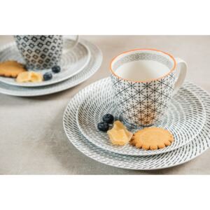 Retro star breakfast 6 részes modern design porcelán reggeliző étkészlet 2 személyre. Brand:Nora&#039;s design