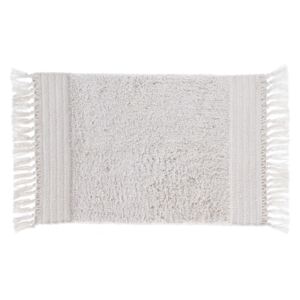 Nilce fehér pamut fürdőszobai kilépő, 40 x 60 cm - La Forma