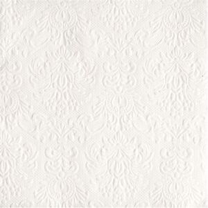 AMB.13304925 Elegance white papírszalvéta 33x33cm,15db-os