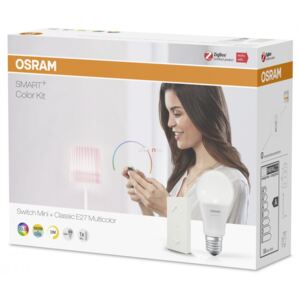 Osram Smart+ Color Kit CLA60 10W E27 RGBW Multicolor + Swich Mini távirányító, ZigBee
