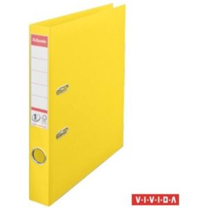 Iratrendező, 50 mm, A4, PP, élvédő sínnel, ESSELTE Standard, Vivida sárga (E624074)