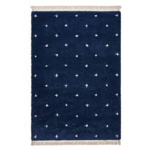 Boho Dots kék szőnyeg, 160 x 220 cm - Think Rugs