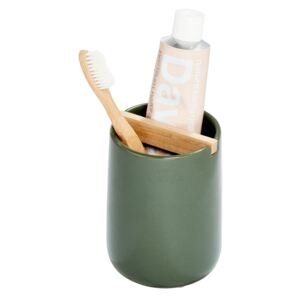 Eco Vanity zöld kerámia fogkefetartó pohár - iDesign
