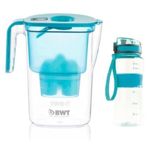 BWT Vida vízszűrő kancsó 2,6 l, kék + ajándék, outdoor sportpalack