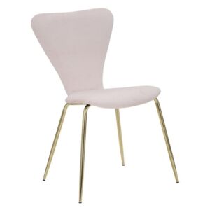 Sedia rózsaszín szék vas konstrukcióval - Mauro Ferretti