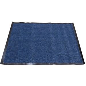 Beltéri lábtörlő szőnyeg lejtős éllel, 120 x 90 cm, kék