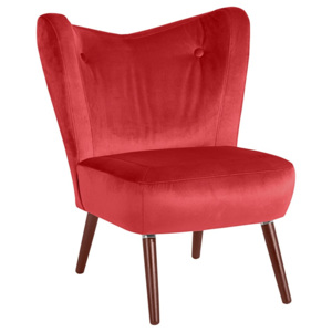 Sari Velvet piros fotel - Max Winzer