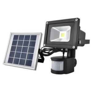 Kerti napelemes LED reflektor - mozgásérzékelő, szürkületi érzékelő