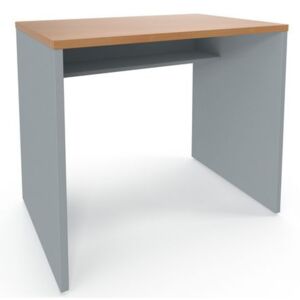 Irodai asztalok Viva, egyenes kivitel, 90 x 76 x 60 cm, bükk/szürke
