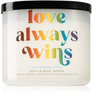 Bath & Body Works Love Always Wins illatos gyertya 411 g