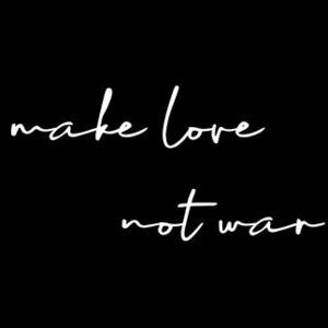 Ábra Make love not war, Finlay & Noa