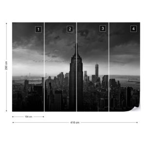 Fotótapéta GLIX - New York Rockefeller View Nem szőtt tapéta - 416x290 cm