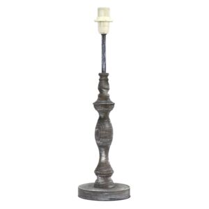 EGLO 49304 | Vintage-1+1 Eglo asztali lámpa - búra nélkül 42cm vezeték kapcsoló 1x E14 antikolt szürke