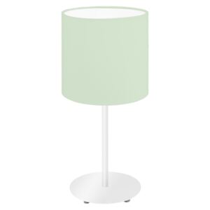 EGLO 97382 | Eglo-Pasteri-Pastel-LG Eglo asztali lámpa 40cm vezeték kapcsoló 1x E14 pasztell zöld, fehér