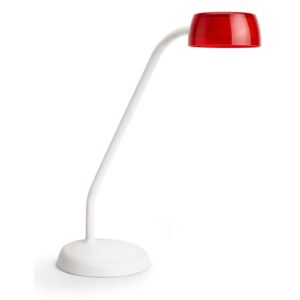 PHILIPS 72008/32/16 | Jelly Philips asztali lámpa 38,2cm kapcsoló 1x LED 380lm 2700K fehér, piros