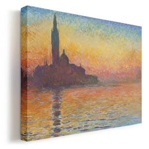 San Giorgio Maggiore alkonyatkor vászonkép