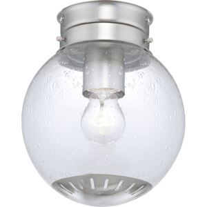 GLOBO 3180ST | Bowle-II Globo álló lámpa 24cm 1x E27 IP44 nemesacél, rozsdamentes acél, átlátszó