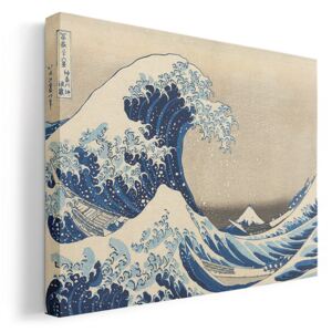 A nagy hullám Kanagawa partjainál 1829 vászonkép