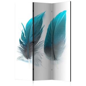 Paraván Bimago - Blue Feathers 135x172cm