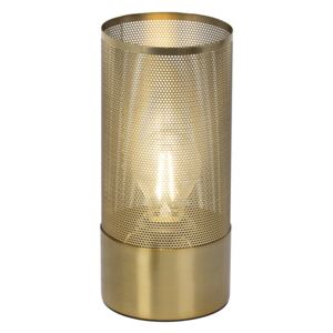 BRILLIANT 98940/18 | Gracian Brilliant asztali lámpa 28cm vezeték kapcsoló 1x E27 súrolt arany