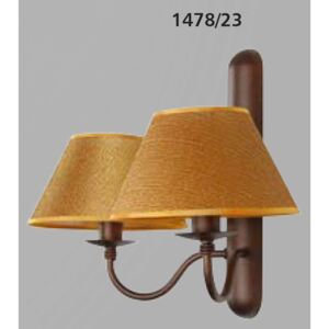 NAMAT 1478/23 | TaboN Namat falikar lámpa 2x E14 barna, sárga