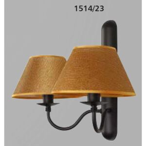 NAMAT 1514/23 | Zuzu Namat falikar lámpa 2x E14 fekete, arany, sárga