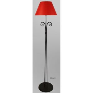 NAMAT 1434/11 | Waxa Namat álló lámpa 170cm kapcsoló 1x E27 fekete, piros
