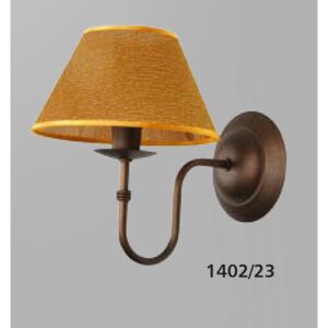NAMAT 1402/23 | Zari Namat falikar lámpa 1x E14 barna, arany, sárga