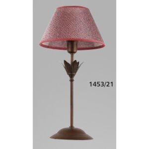 NAMAT 1453/21 | Wera Namat asztali lámpa 40cm kapcsoló 1x E14 antikolt bronz, lila