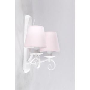 NAMAT 3505 | Szedar Namat falikar lámpa 2x E14 matt fehér, halvány rózsaszín