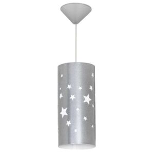 ALDEX 710G/3/M | Gwiazdy Aldex függeszték lámpa 1x E14 ezüst, fehér