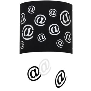 ALDEX 703C/1 | Mail Aldex fali lámpa 1x E27 fekete, fehér