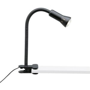 BRILLIANT 24705T06 | FlexB Brilliant csiptetős lámpa vezeték kapcsoló elforgatható alkatrészek 1x E14 fekete