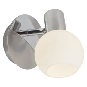 BRILLIANT 15610/13 | Tiara Brilliant spot lámpa elforgatható alkatrészek 1x E14 szatén nikkel, króm, fehér