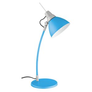 BRILLIANT 92604/03 | Jenny Brilliant asztali lámpa 43cm vezeték kapcsoló elforgatható alkatrészek 1x E14 kék