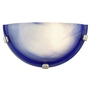 BRILLIANT 90105/03 | Mauritius Brilliant fali lámpa 1x E27 kék, fehér