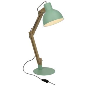 BRILLIANT 94918/74 | EliasB Brilliant asztali lámpa 54cm vezeték kapcsoló elforgatható alkatrészek 1x E27 fa., zöld