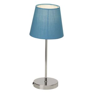 BRILLIANT 94874/03 | Kasha Brilliant asztali lámpa 40cm érintőkapcsoló 1x E14 króm, kék