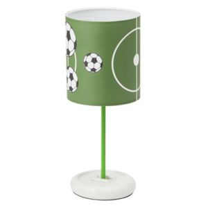 BRILLIANT G56248/74 | Soccer Brilliant asztali lámpa 32,5cm vezeték kapcsoló 1x LED 60lm 3000K zöld, fekete, fehér