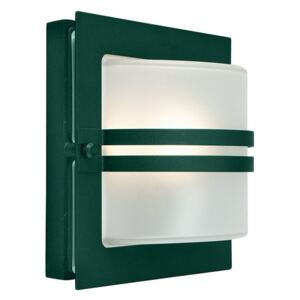 NORLYS 651BG | Bern Norlys fali lámpa 1x E27 IP54 antikolt fekete, zöld, savmart