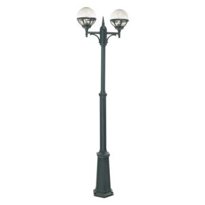NORLYS 362B | Bologna Norlys álló lámpa 165cm állítható magasság 2x E27 IP54 fekete, átlátszó