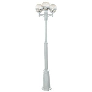 NORLYS 364W | Bologna Norlys álló lámpa 165cm állítható magasság 3x E27 IP54 fehér, átlátszó