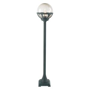NORLYS 314BG | Bologna Norlys álló lámpa 117,5cm 1x E27 IP54 antikolt fekete, zöld, átlátszó