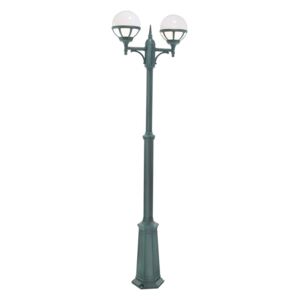 NORLYS 363BG | Bologna Norlys álló lámpa 165cm állítható magasság 2x E27 IP54 antikolt fekete, zöld, átlátszó