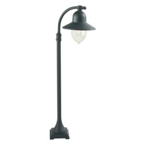NORLYS 375B | Como-NO Norlys álló lámpa 110cm 1x E27 IP54 fekete, átlátszó